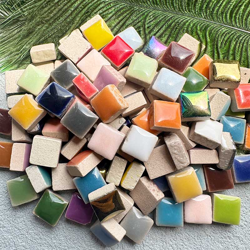 Ceramic Tile Blank - DIY 100g Ceramic Mosaic Tiles for