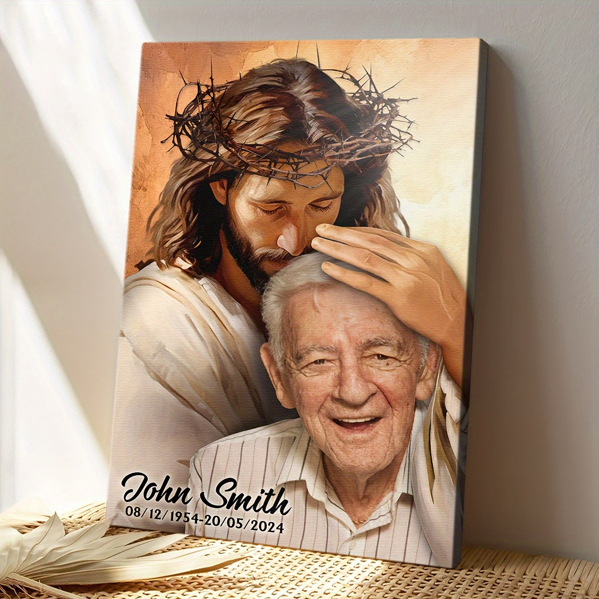 2D Flat-Custom Religious Memor - Canvas Wrap Ready 评论和价格