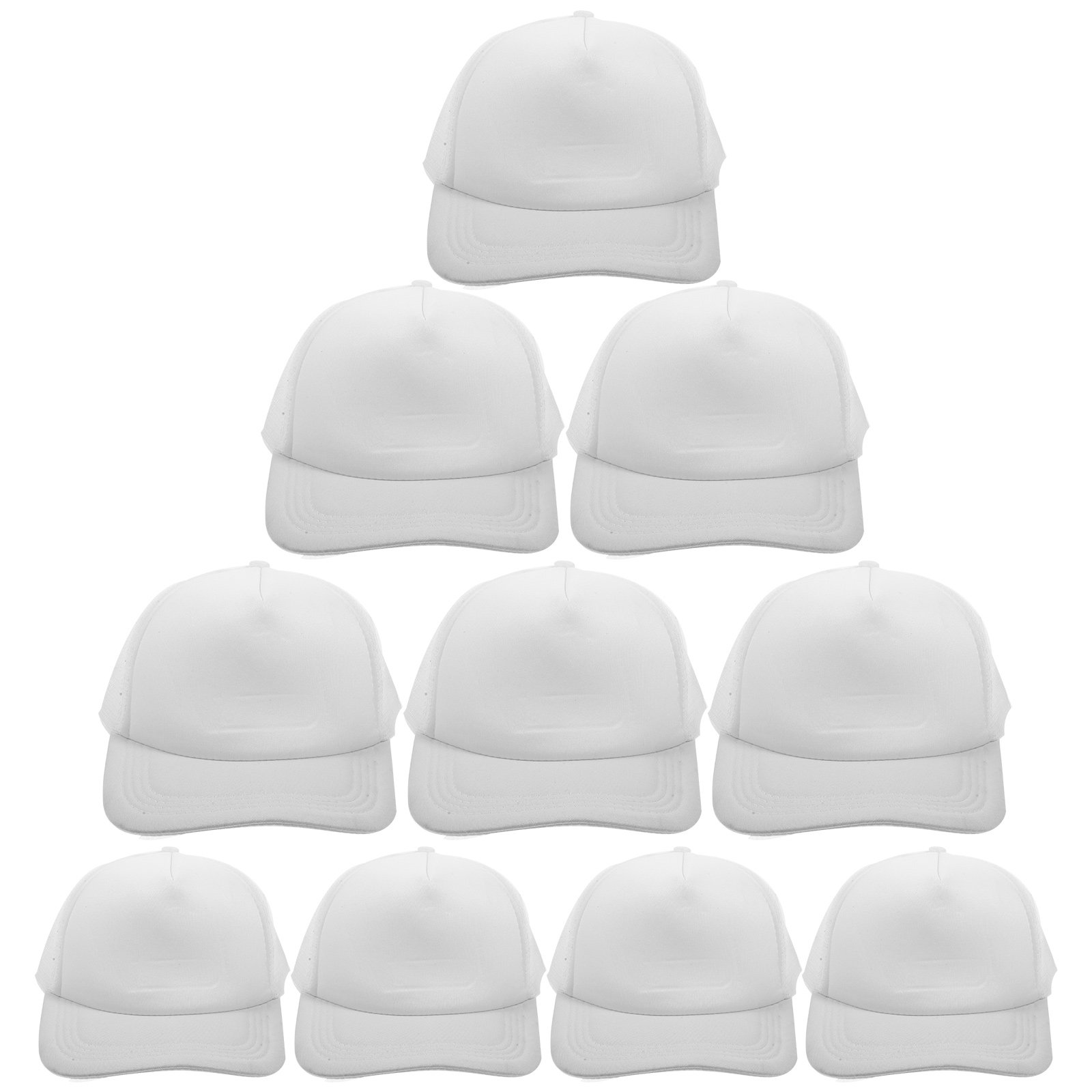 10Pcs Blank Mesh Baseball Hat  - Hat Sublimation Blank 评论和价格