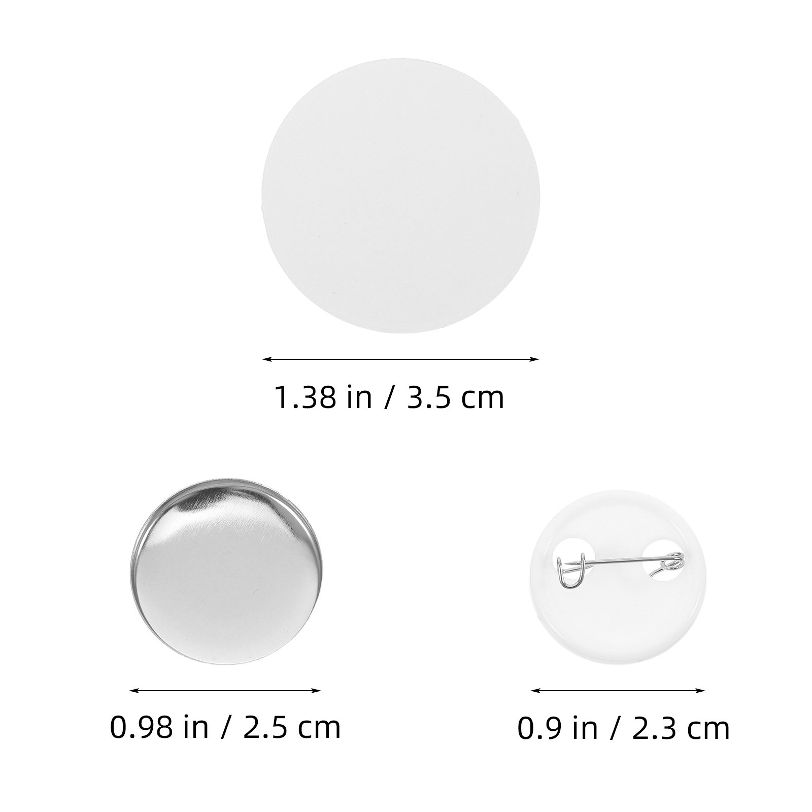 1Set Tinplate Badge Supplies R - Button Badge Blank 评论和价格