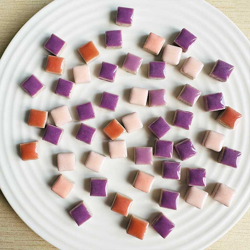 DIY 100g Ceramic Mosaic Tiles  - Ceramic Tile Blank 评论和价格