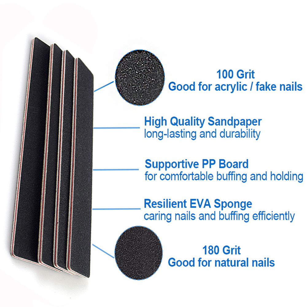 4pcs Professional Nail Files D - Photo Acrylic Block 评论和价格