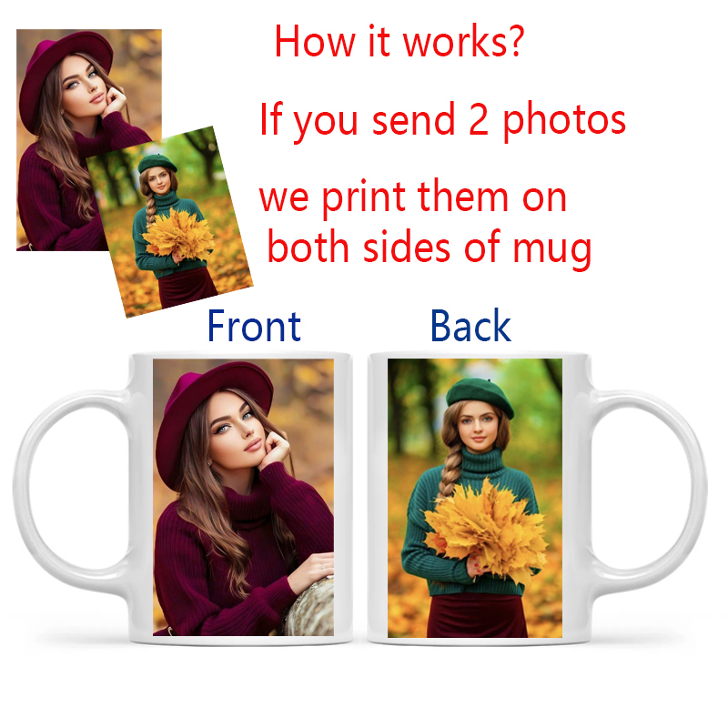 Personalized Your Photo Mug, C - Sublimation Mug White 评论和价格