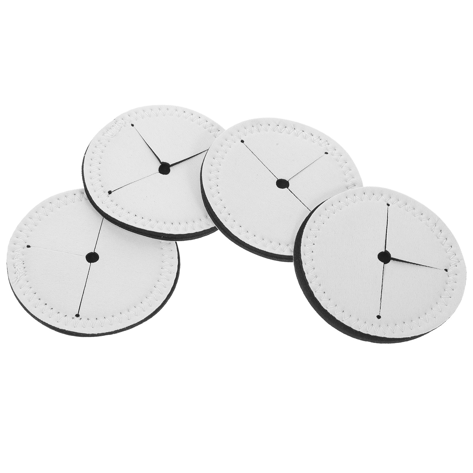 4Pcs Stem Glass Coasters Heat  - Coaster Sublimation Blank 评论和价格