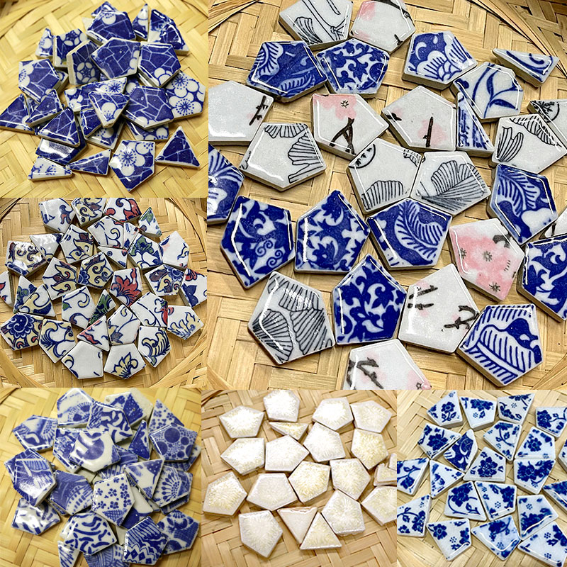 100g Oval Ceramic Mosaic Tiles - Ceramic Tile Blank 评论和价格