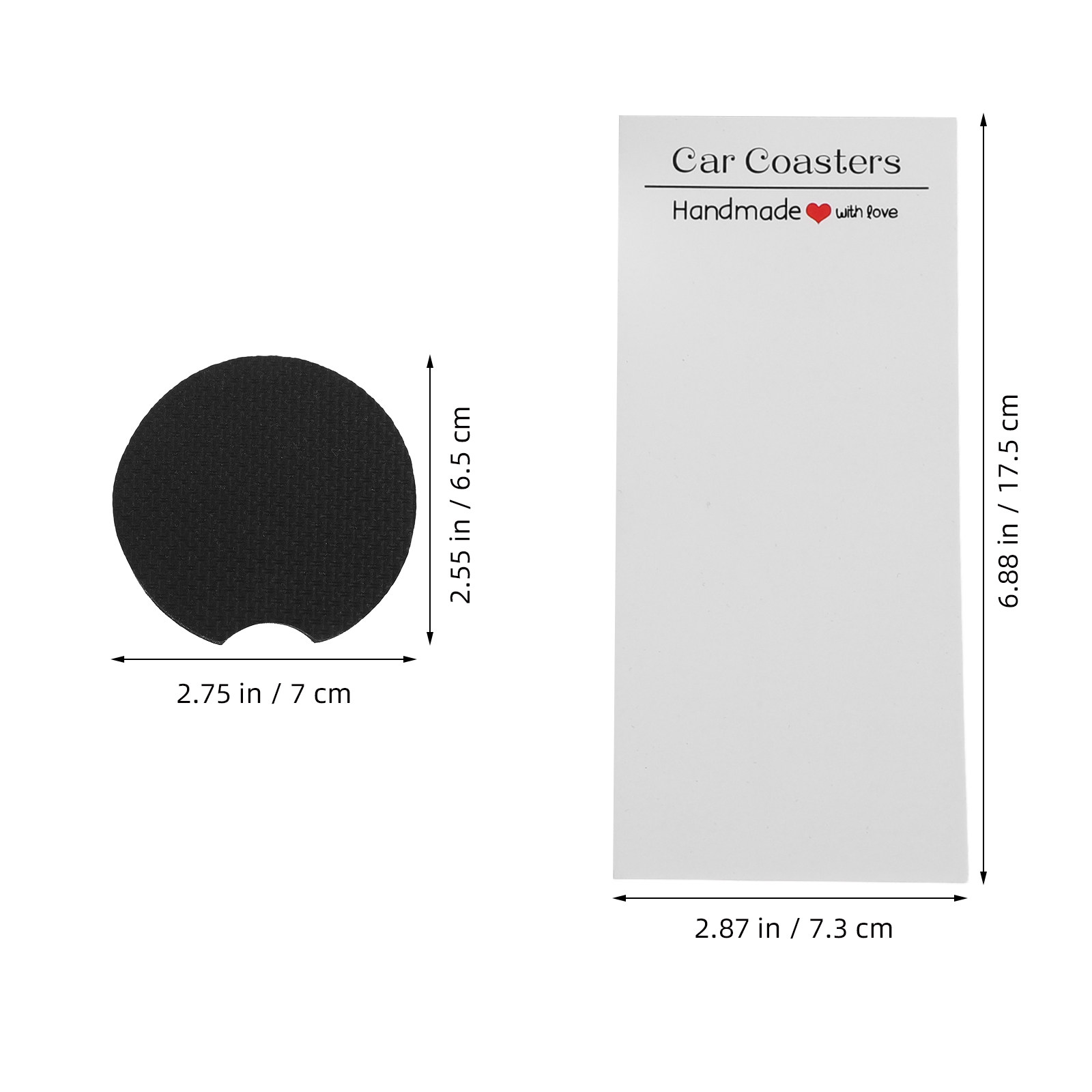 1Set Neoprene Car Cup Holder C - Coaster Sublimation Blank 评论和价格