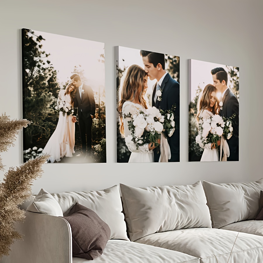 2D Flat, 3pcs 3pcs Personalize - Canvas Wrap Ready 评论和价格