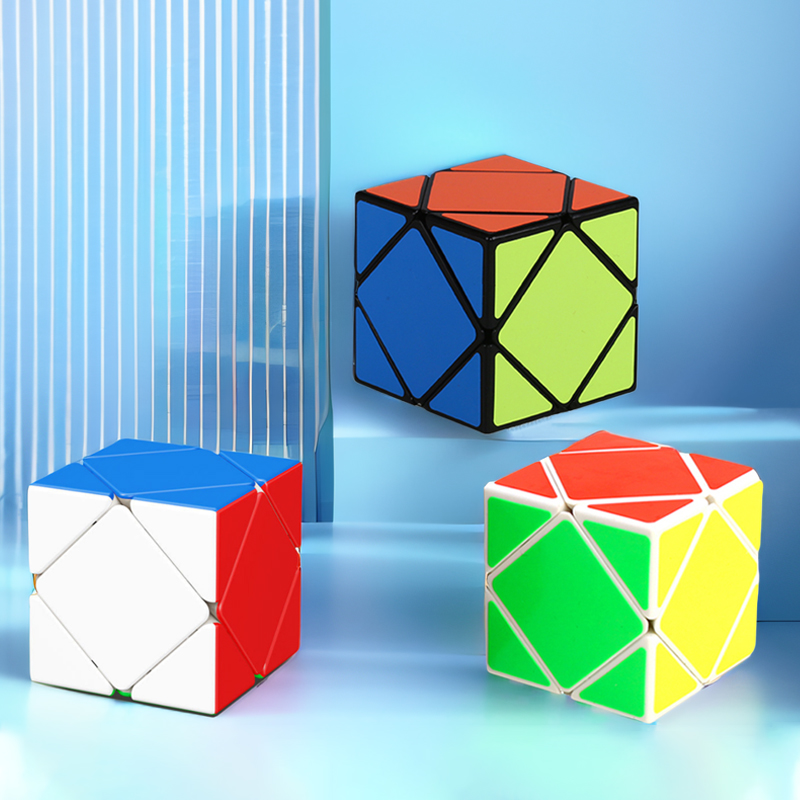 SENGSO Skewb Speed Cube Sticke - Puzzle Blank White 评论和价格
