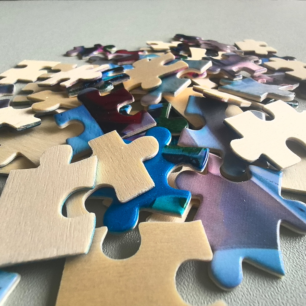 DIY custom puzzle pieces custo - Puzzle Blank White 评论和价格