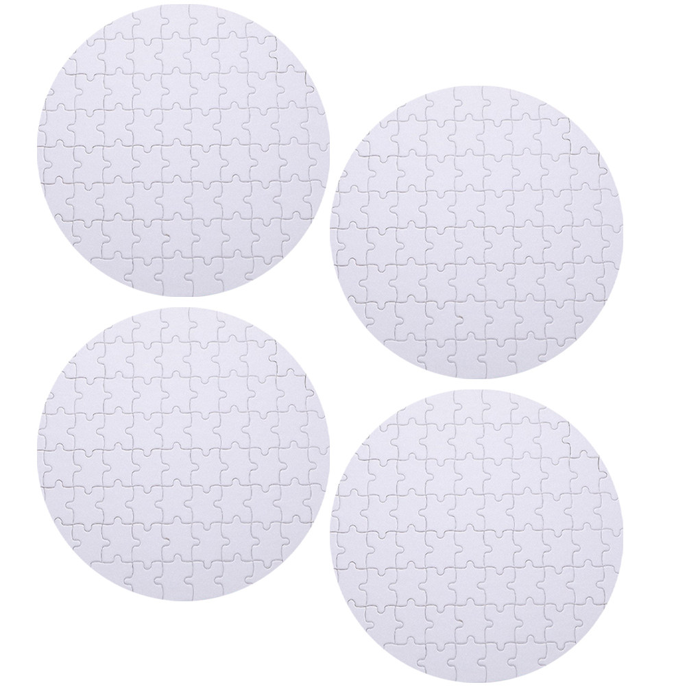 4Pcs White Sublimation Puzzle  - Puzzle Blank White 评论和价格