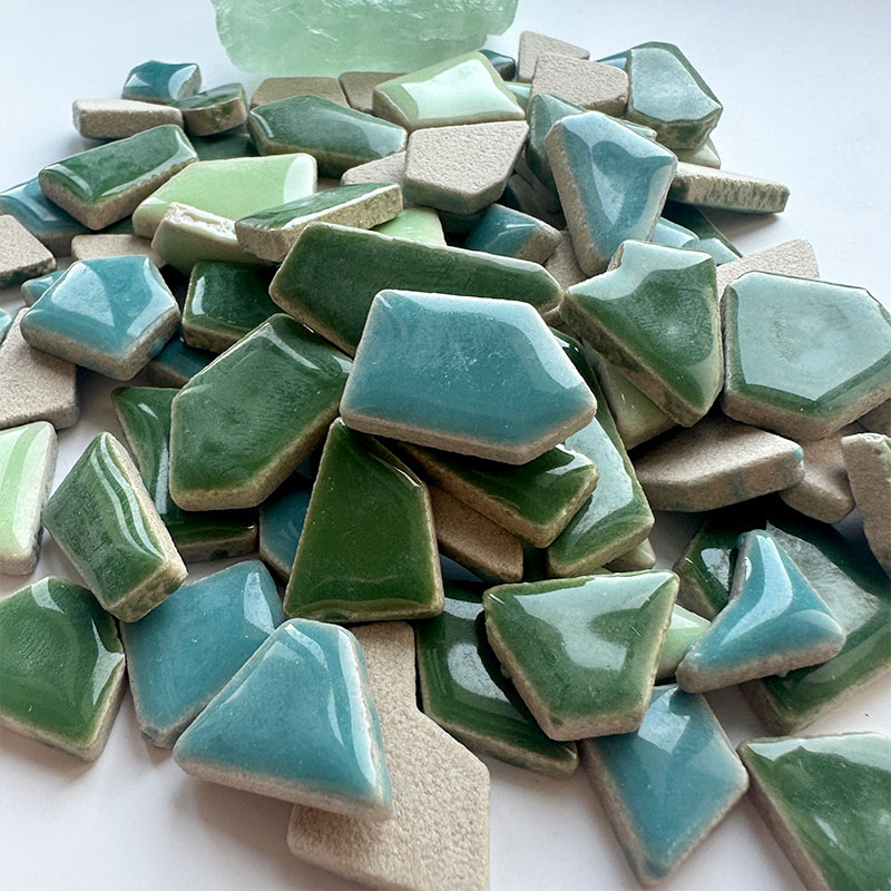 DIY 100g irregular Porcelain M - Ceramic Tile Blank 评论和价格