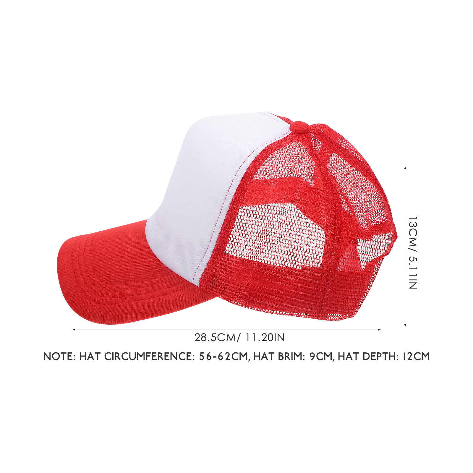 10Pcs Blank Mesh Baseball Caps - Hat Sublimation Blank 评论和价格