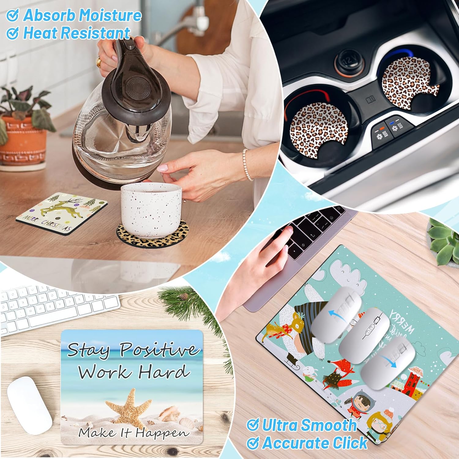 90pcs  Sublimation Blank Start - Coaster Sublimation Blank 评论和价格