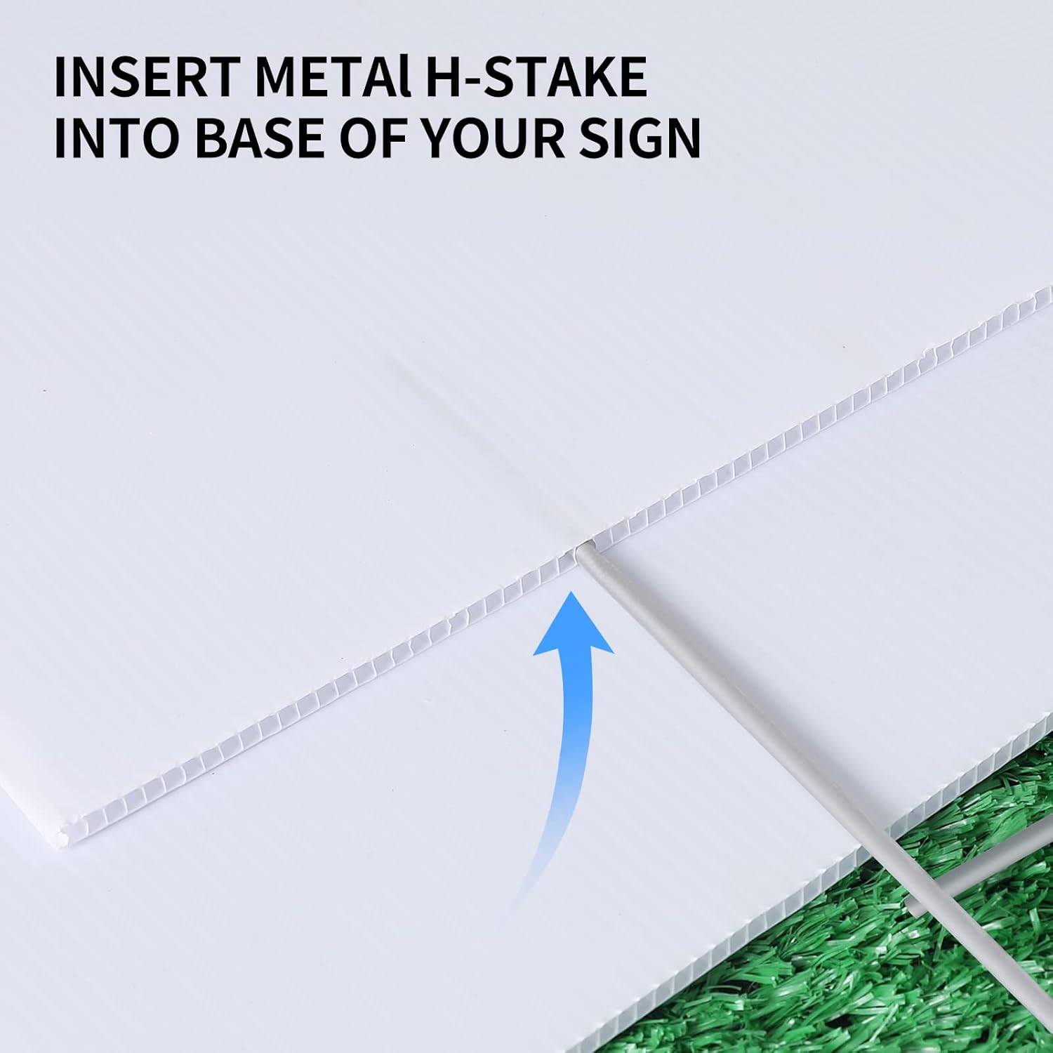 18x12 Inch Blank Yard Signs wi - Yard Sign Blank 评论和价格