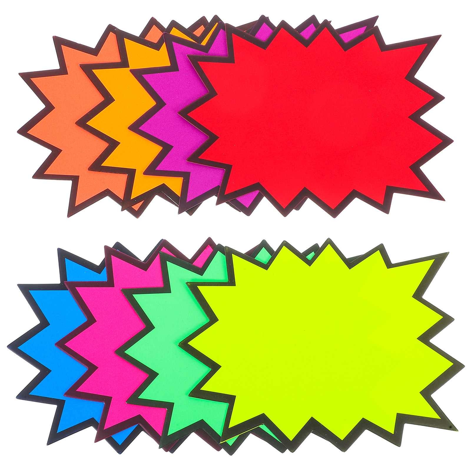 80Pcs Eye Catching Fluorescent - Yard Sign Blank 评论和价格